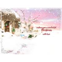 3D Holographic Sister Me to You Bear Christmas Card Extra Image 1 Preview